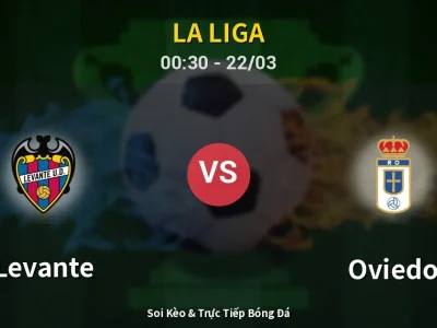 Kết Quả: Levante 4-2 Oviedo – Highlight & Bàn Thắng | La Liga