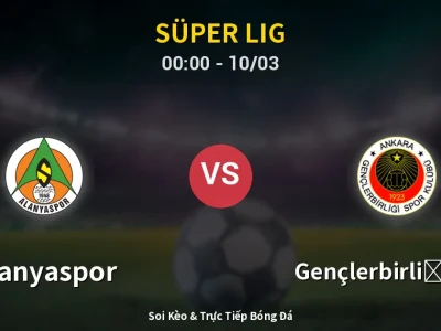 Kết Quả: Alanyaspor 0-0 Gençlerbirliği S.K. – Highlight & Bàn Thắng | Süper Lig