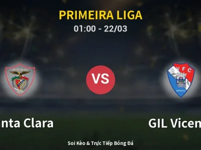 Kết Quả: Santa Clara 1-0 GIL Vicente – Highlight & Bàn Thắng | Primeira Liga