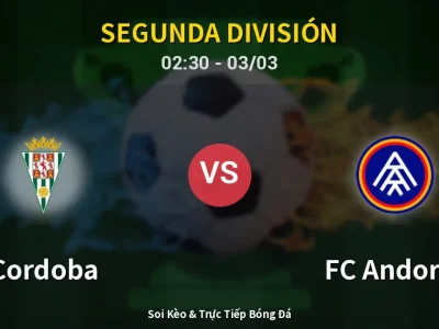 Kết Quả: Cordoba 1-4 FC Andorra – Highlight & Bàn Thắng | Segunda División
