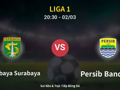 Kết Quả: Persebaya Surabaya 2-2 Persib Bandung – Highlight & Bàn Thắng | Liga 1