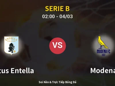 Kết Quả: Virtus Entella 2-1 Modena – Highlight & Bàn Thắng | Serie B