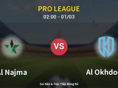 Kết Quả: Al Najma 1-3 Al Okhdood – Highlight & Bàn Thắng | Pro League