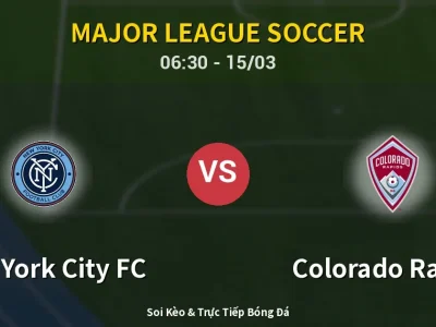 Kết Quả: New York City FC 3-1 Colorado Rapids – Highlight & Bàn Thắng | Major League Soccer