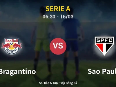 Kết Quả: RB Bragantino 1-2 Sao Paulo – Highlight & Bàn Thắng | Serie A