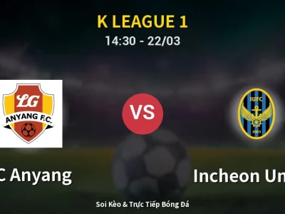 Kết Quả: FC Anyang 0-1 Incheon United – Highlight & Bàn Thắng | K League 1