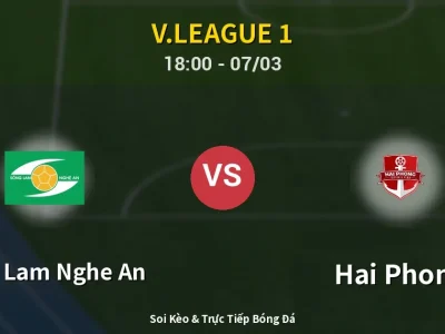 Kết Quả: Song Lam Nghe An 1-0 Hai Phong – Highlight & Bàn Thắng | V.League 1