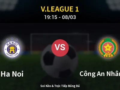 🔴 Trực Tiếp: Ha Noi 2-0 Công An Nhân Dân – Link Xem V.League 1 (Full HD)