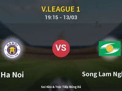 Kết Quả: Ha Noi 3-0 Song Lam Nghe An – Highlight & Bàn Thắng | V.League 1