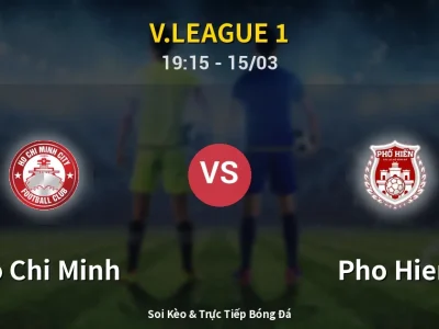 Soi Kèo Ho Chi Minh vs Pho Hien – 19:15 15/03 | Nhận Định, Dự Đoán Tỷ Số