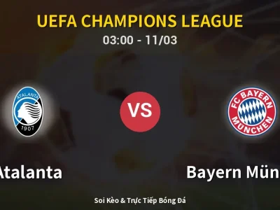 Kết Quả: Atalanta 1-6 Bayern München – Highlight & Bàn Thắng | UEFA Champions League