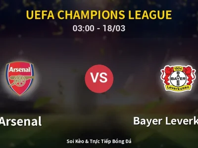 Kết Quả: Arsenal 2-0 Bayer Leverkusen – Highlight & Bàn Thắng | UEFA Champions League