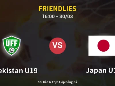 Kết Quả: Uzbekistan U19 0-0 Japan U19 – Highlight & Bàn Thắng | Friendlies