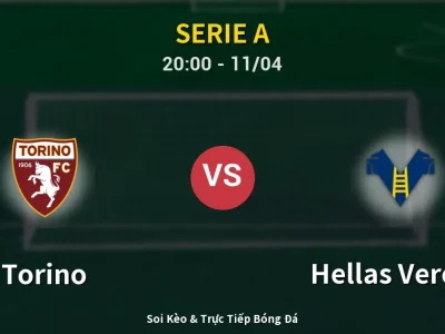 Soi Kèo Torino vs Hellas Verona – 20:00 11/04 | Nhận Định, Dự Đoán Tỷ Số