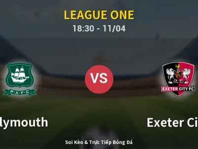 Soi Kèo Plymouth vs Exeter City – 18:30 11/04 | Nhận Định, Dự Đoán Tỷ Số