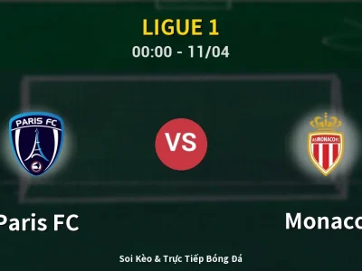 🔴 Trực Tiếp: Paris FC 4-1 Monaco – Link Xem Ligue 1 (Full HD)