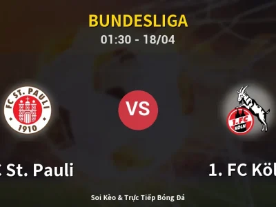 Kết Quả: FC St. Pauli 1-1 1. FC Köln – Highlight & Bàn Thắng | Bundesliga