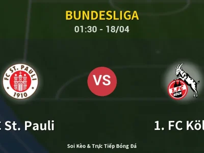 Soi Kèo FC St. Pauli vs 1. FC Köln – 01:30 18/04 | Nhận Định, Dự Đoán Tỷ Số