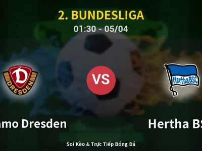 Kết Quả: Dynamo Dresden 0-1 Hertha BSC – Highlight & Bàn Thắng | 2. Bundesliga