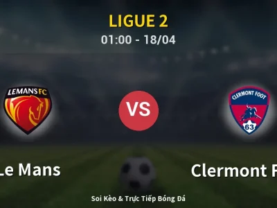 Soi Kèo Le Mans vs Clermont Foot – 01:00 18/04 | Nhận Định, Dự Đoán Tỷ Số