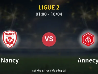 Soi Kèo Nancy vs Annecy – 01:00 18/04 | Nhận Định, Dự Đoán Tỷ Số
