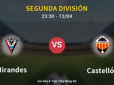 Soi Kèo Mirandes vs Castellón – 23:30 12/04 | Nhận Định, Dự Đoán Tỷ Số