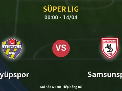 Kết Quả: Eyüpspor 1-2 Samsunspor – Highlight & Bàn Thắng | Süper Lig