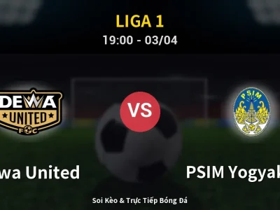 Kết Quả: Dewa United 1-0 PSIM Yogyakarta – Highlight & Bàn Thắng | Liga 1