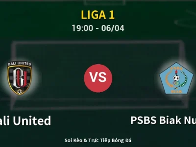 Soi Kèo Bali United vs PSBS Biak Numfor – 19:00 06/04 | Nhận Định, Dự Đoán Tỷ Số