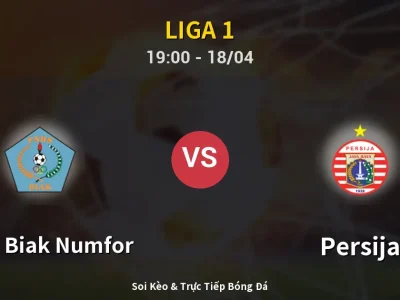 Soi Kèo PSBS Biak Numfor vs Persija – 19:00 18/04 | Nhận Định, Dự Đoán Tỷ Số