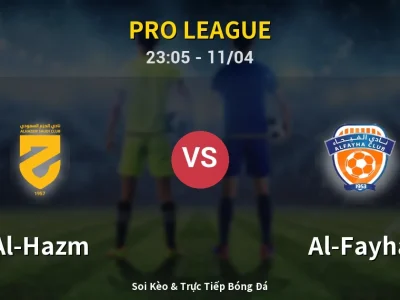 Soi Kèo Al-Hazm vs Al-Fayha – 23:05 11/04 | Nhận Định, Dự Đoán Tỷ Số