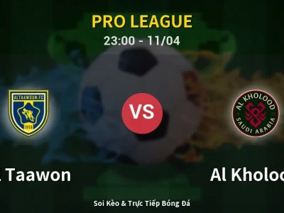 Soi Kèo Al Taawon vs Al Kholood – 23:00 11/04 | Nhận Định, Dự Đoán Tỷ Số