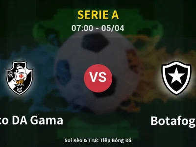 Kết Quả: Vasco DA Gama 1-2 Botafogo – Highlight & Bàn Thắng | Serie A