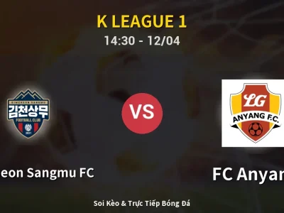 Kết Quả: Gimcheon Sangmu FC 1-1 FC Anyang – Highlight & Bàn Thắng | K League 1