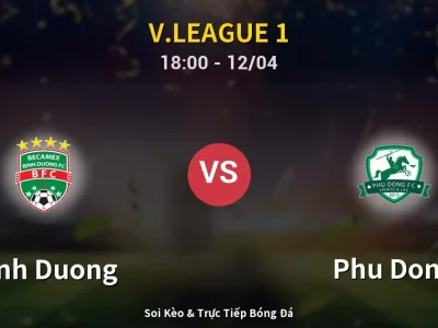 🔴 Trực Tiếp: Binh Duong 1-1 Phu Dong – Link Xem V.League 1 (Full HD)