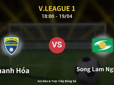 Kết Quả: Thanh Hóa 1-1 Song Lam Nghe An – Highlight & Bàn Thắng | V.League 1
