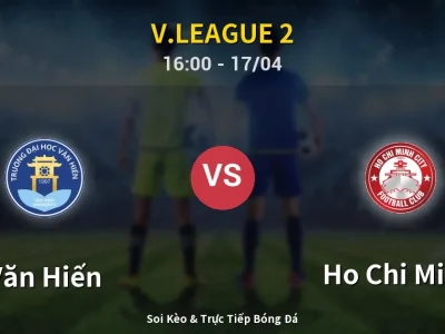 Kết Quả: Văn Hiến 1-1 Ho Chi Minh – Highlight & Bàn Thắng | V.League 2