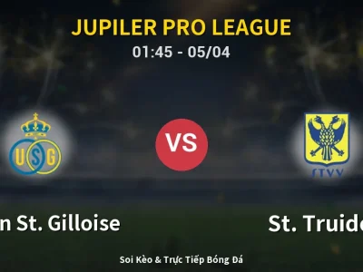 Kết Quả: Union St. Gilloise 1-0 St. Truiden – Highlight & Bàn Thắng | Jupiler Pro League
