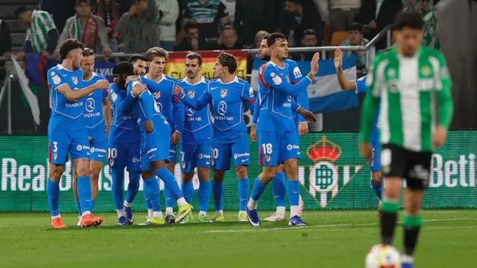 Atletico Madrid gây ấn tượng với chiến thắng 5-0 trước Real Betis