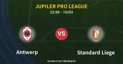 Antwerp vs Standard Liege 15/03