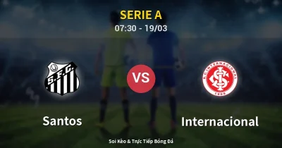 Santos vs Internacional 19/03