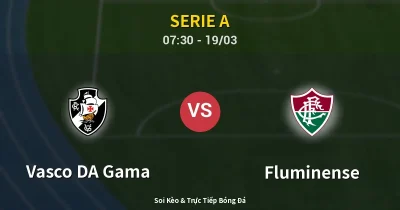 Vasco DA Gama vs Fluminense 19/03