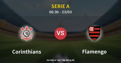 Corinthians vs Flamengo 23/03