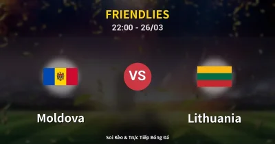 Moldova vs Lithuania 26/03