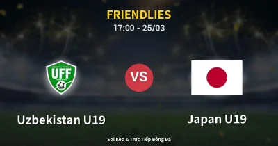Uzbekistan U19 vs Japan U19 25/03