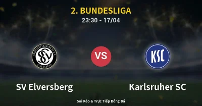 SV Elversberg vs Karlsruher SC 17/04
