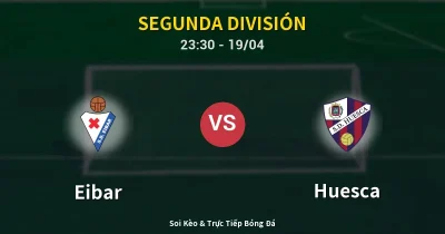 Eibar vs Huesca 19/04