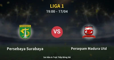 Persebaya Surabaya vs Persepam Madura Utd 17/04
